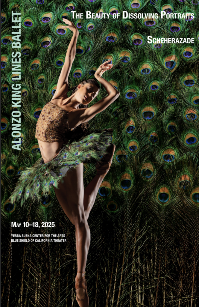 LINES Ballet Spring Season 2025 program cover, featuring LINES company dancer Adji Cissoko